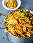 Achari Aloo Karela