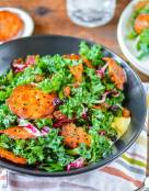 Vegetarian Kale Caesar Salad