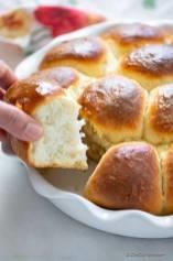 Soft No-Knead Dinner Rolls