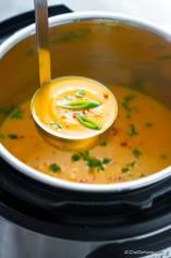 Thai Butternut Squash Soup with Coconut Milk (Creamy, Spicy)