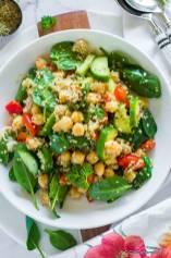 Earthy and Flavorful Quinoa and Chickpea Salad