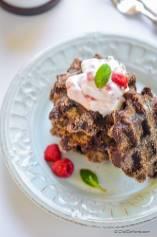 Chocolate Churro Waffles