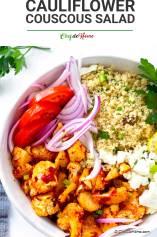 Roasted Cauliflower with Couscous Salad