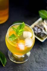 Sweet Green Tea and Kumquats Spritzer