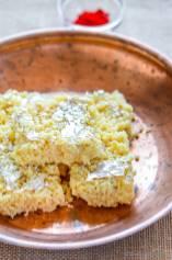 Indian Kalakand Burfi with Condensed Milk