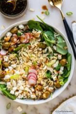Spinach Feta Orzo Salad