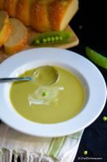 Spring Green Pea Soup - Vegan and Gluten Free