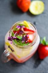Strawberry Basil Mojito