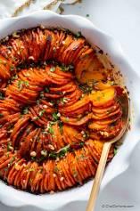 Hasselback Sweet Potatoes Casserole with Chipotle