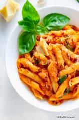 Pasta in Vodka Cream Sauce
