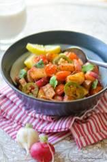Vegan, Zesty and Warm Radish-Potatoes Bowl | Indian Vrat Ki Chatpati Aloo Mooli Sabji