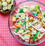 Green Beans Salad with Apples and Orange Dressing
