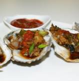 Homemade Cocktail Sauce with Succulent Baked Oysters