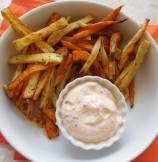 Thyme Dusted Baked Sweet Potato Fries