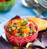 Roasted Poblano and Black-Eyed Peas Salsa