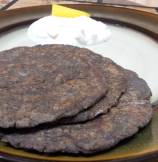 Buckwheat Flat Bread with Mango Raita