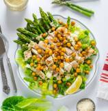 Chicken Caesar Salad with Asparagus