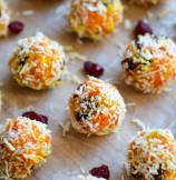 Indian Gajar Halwa Ladoo - Sweet Carrot and Coconut Truffles