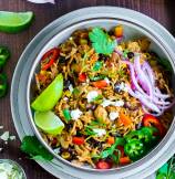 Chicken Burrito Bowl (Instant Pot/Pressure Cooker)