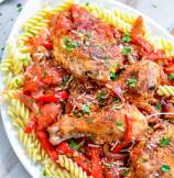 Easy Chicken Cacciatore