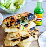 Grilled Hot Cheesy Chicken Calzone