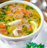 Lemon Chicken Rice Soup in Pressure Cooker