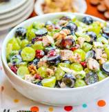 Chicken Waldorf Salad with Grapes