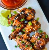 Honey Sriracha Chicken Wings