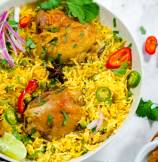 Curry Chicken Rice (Instant Pot, Pressure Cooker)