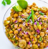 Potato Chickpea Salad - Aloo Chana Chaat