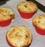 Savory Breakfast Chickpea Muffins