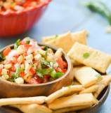 Chili Lime Roasted Corn Salsa