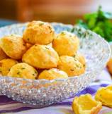 Lite and Airy Cheese and Citrus-Chive Gougeres