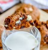 Soft Pumpkin Double Chocolate Chip Cookies