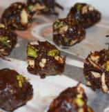 Orange infused dry fruit chocolate balls