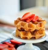 Cinnamon Sugar Churro Waffles