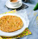 Leftover Lentils Breakfast Flat Bread - Indian Daal Parantha