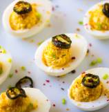 Jalapeno Popper Deviled Eggs