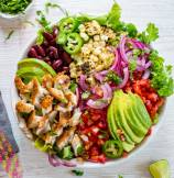 Blackened Fish Taco Salad