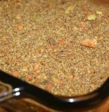 Gluten Free Flaxseed Meal Crumble