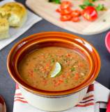 Easy Vegan French Lentils Soup in Pressure Cooker