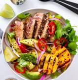 Grilled Tuna Steak Salad