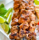 Grilled Tandoori Turkey Tikka Skewers