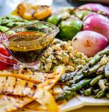 Grilled Vegetables Salad with Balsamic Dressing