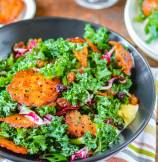 Vegetarian Kale Caesar Salad