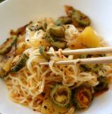 Indian Bitter Melon (Karela) and Potato Stir Fry