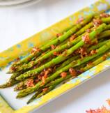 Better Than Green Beans - Vegan Kimchi Garlic Asparagus