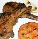 Grilled Lamb Rib chops