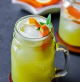 Honeydew Melon and Orange Juice
