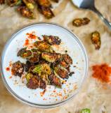 Indian Crispy Bhindi (Okra) Raita